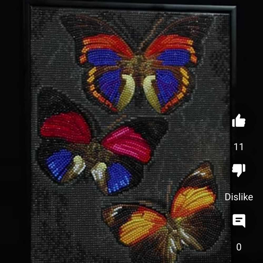 Butterfly diamond art